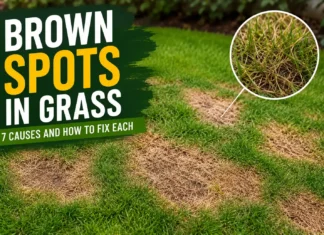 Brown Spots in Grass: 7 Common Causes Explained and Complete Solutions to Fix Brown Patches for a Healthier, Greener Lawn Brown Spots in Grass