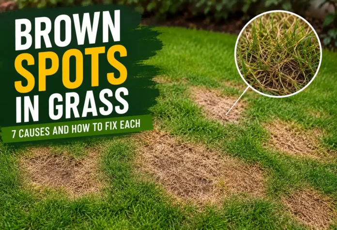 Brown Spots in Grass Brown Spots in Grass