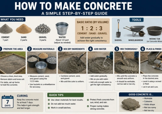 How to Make Concrete How to Make Concrete
