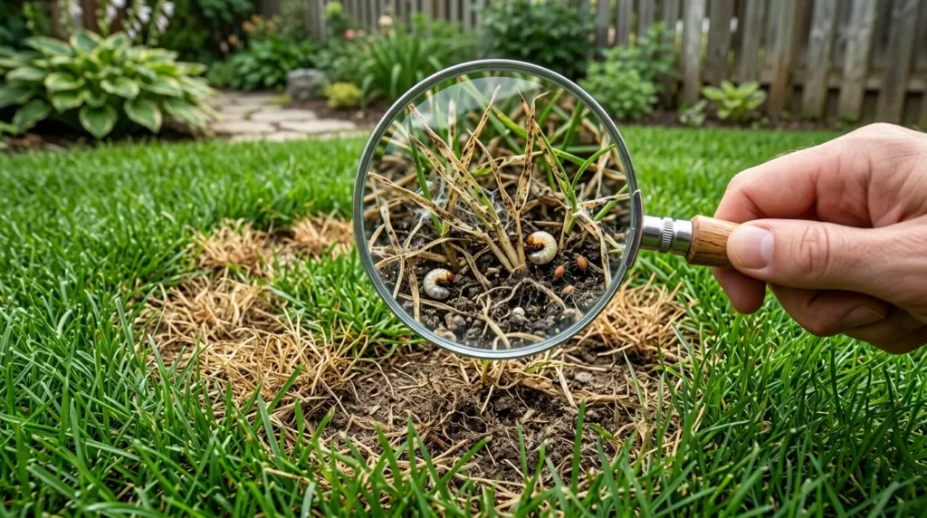 Fungus, grubs and the dog