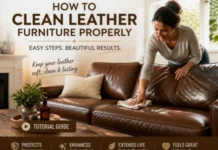How to Clean Leather Furniture Properly Without Drying, Fading, or Damaging It How to Clean Leather Furniture Properly