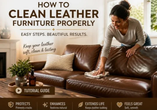 How to Clean Leather Furniture Properly How to Clean Leather Furniture Properly