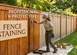 Fence Staining: How to Protect Your Wood Fence and Get a Lasting Finish Fence Staining